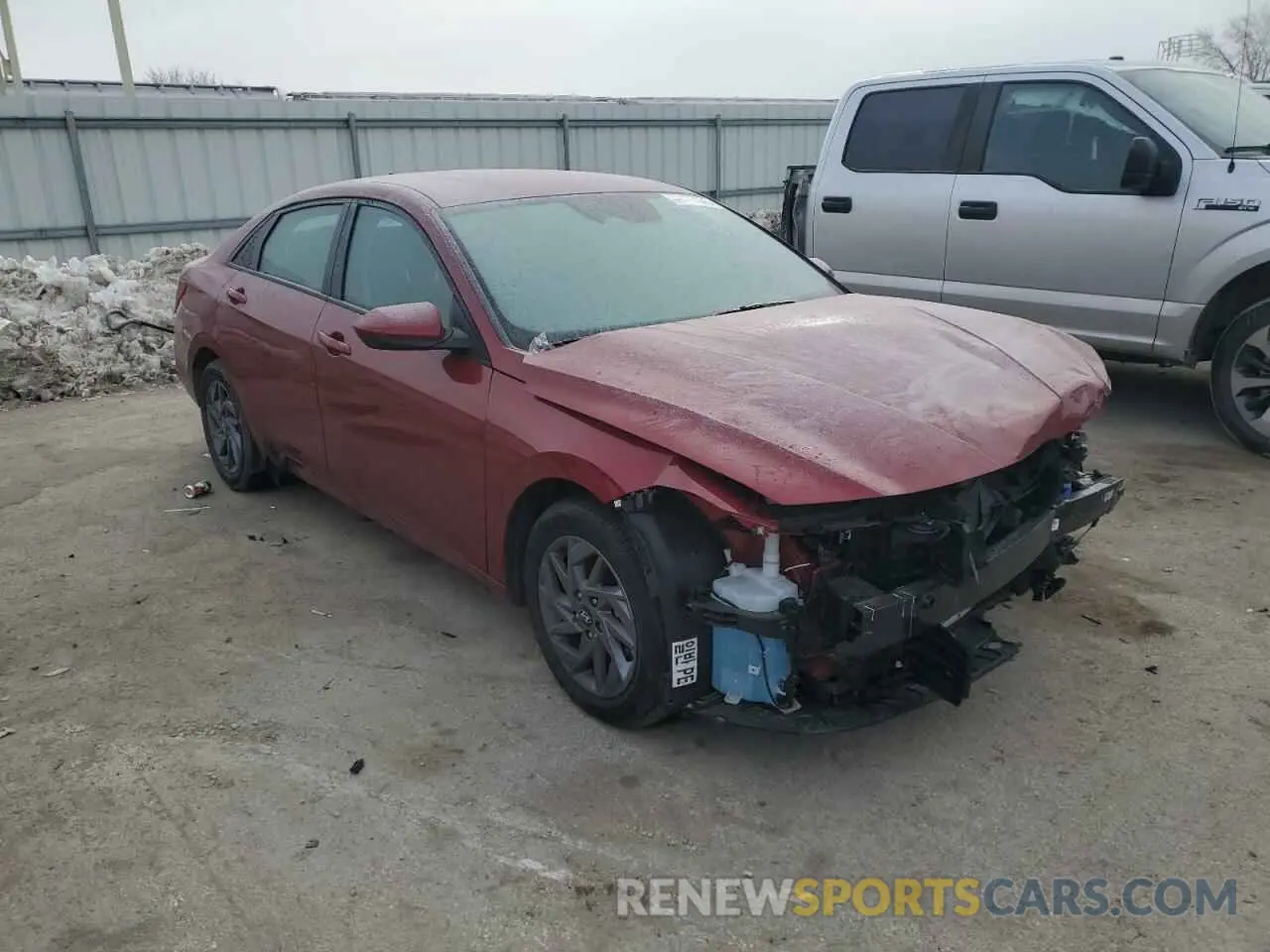 4 Photograph of a damaged car KMHLM4DG4RU846844 HYUNDAI ELANTRA 2024