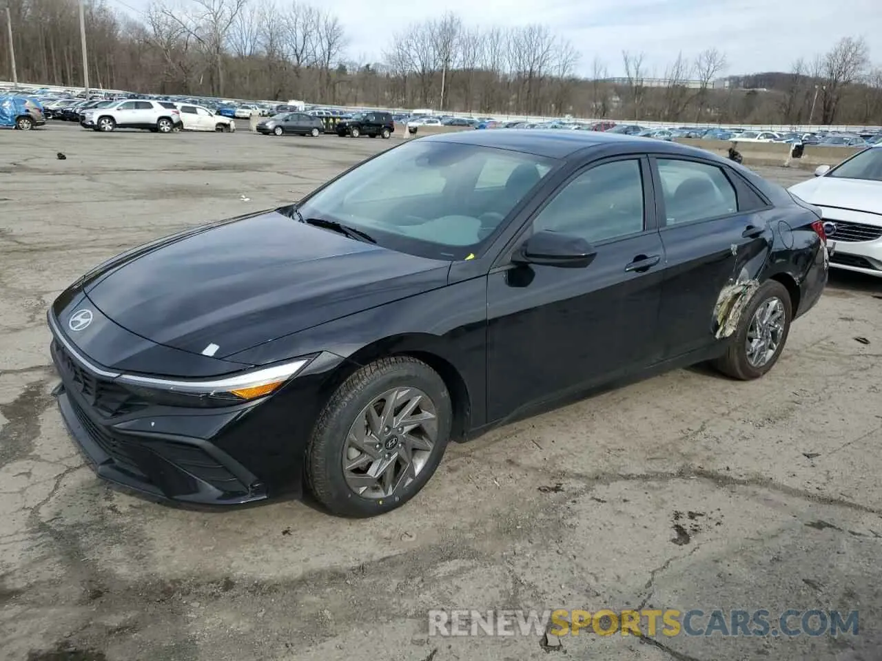 1 Photograph of a damaged car KMHLM4DG5RU658172 HYUNDAI ELANTRA 2024