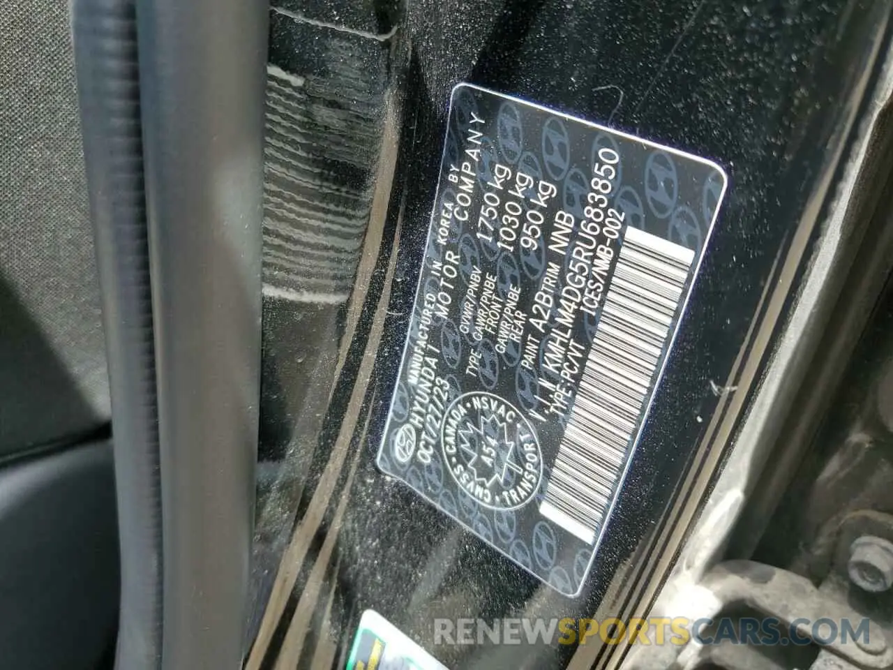 13 Photograph of a damaged car KMHLM4DG5RU683850 HYUNDAI ELANTRA 2024