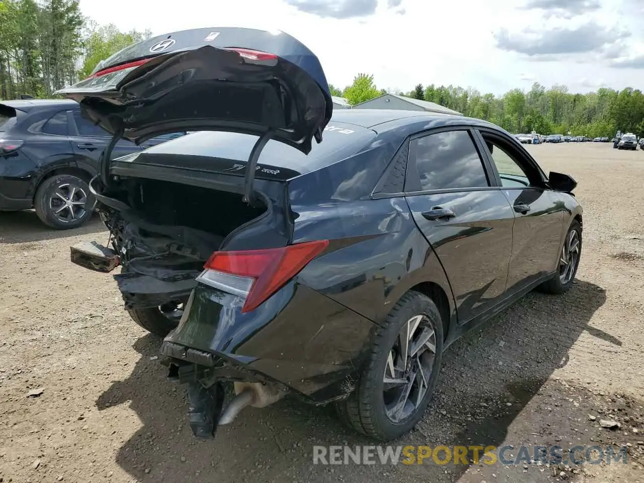 3 Photograph of a damaged car KMHLM4DG5RU683850 HYUNDAI ELANTRA 2024