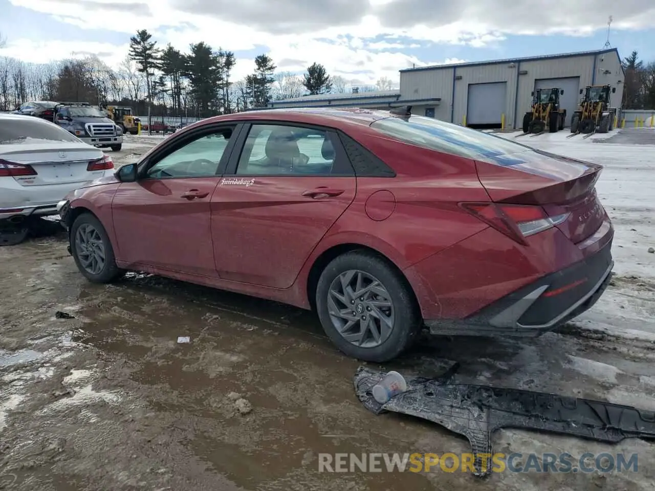 2 Photograph of a damaged car KMHLM4DG5RU688384 HYUNDAI ELANTRA 2024