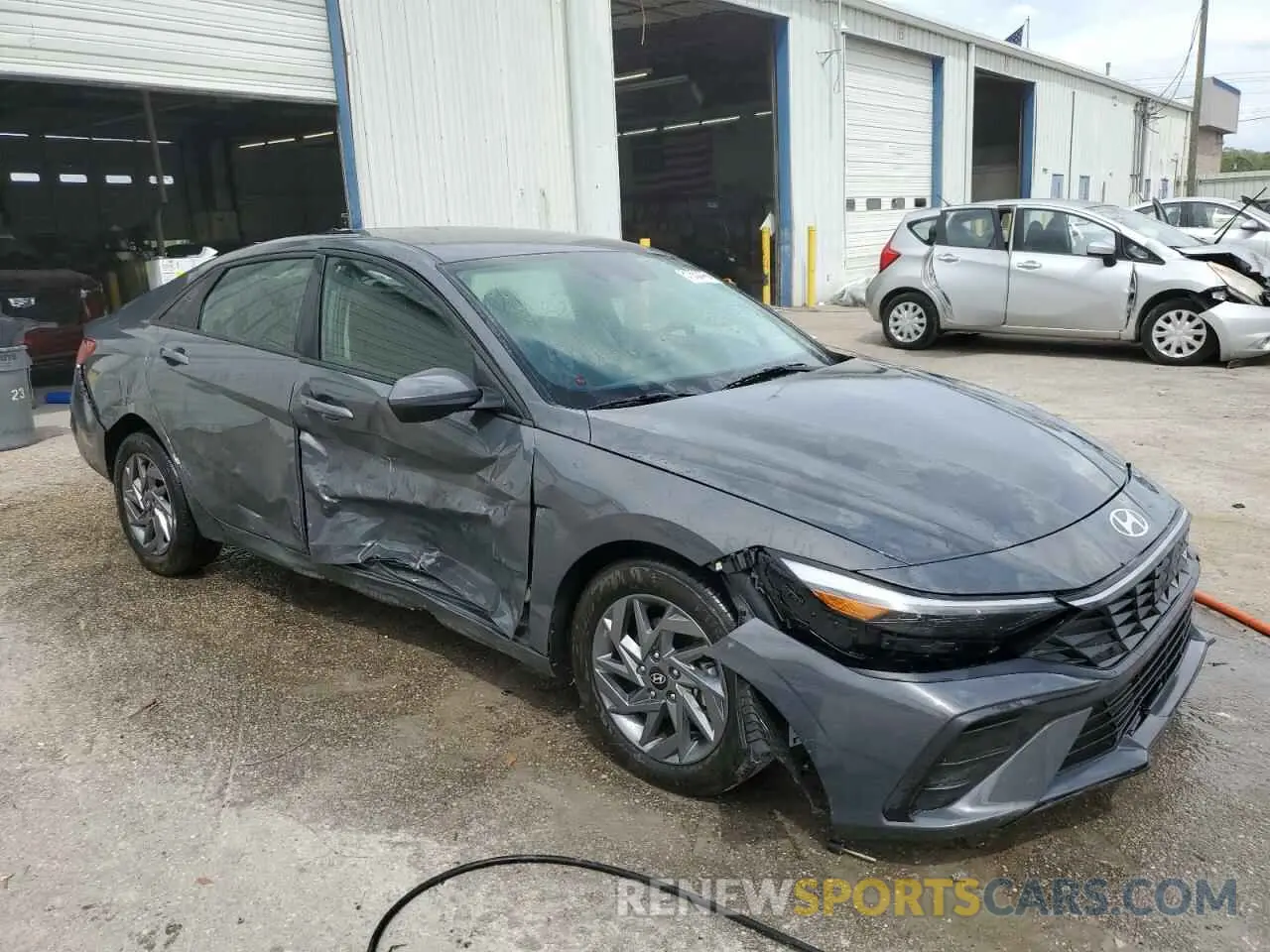 4 Photograph of a damaged car KMHLM4DG5RU730777 HYUNDAI ELANTRA 2024
