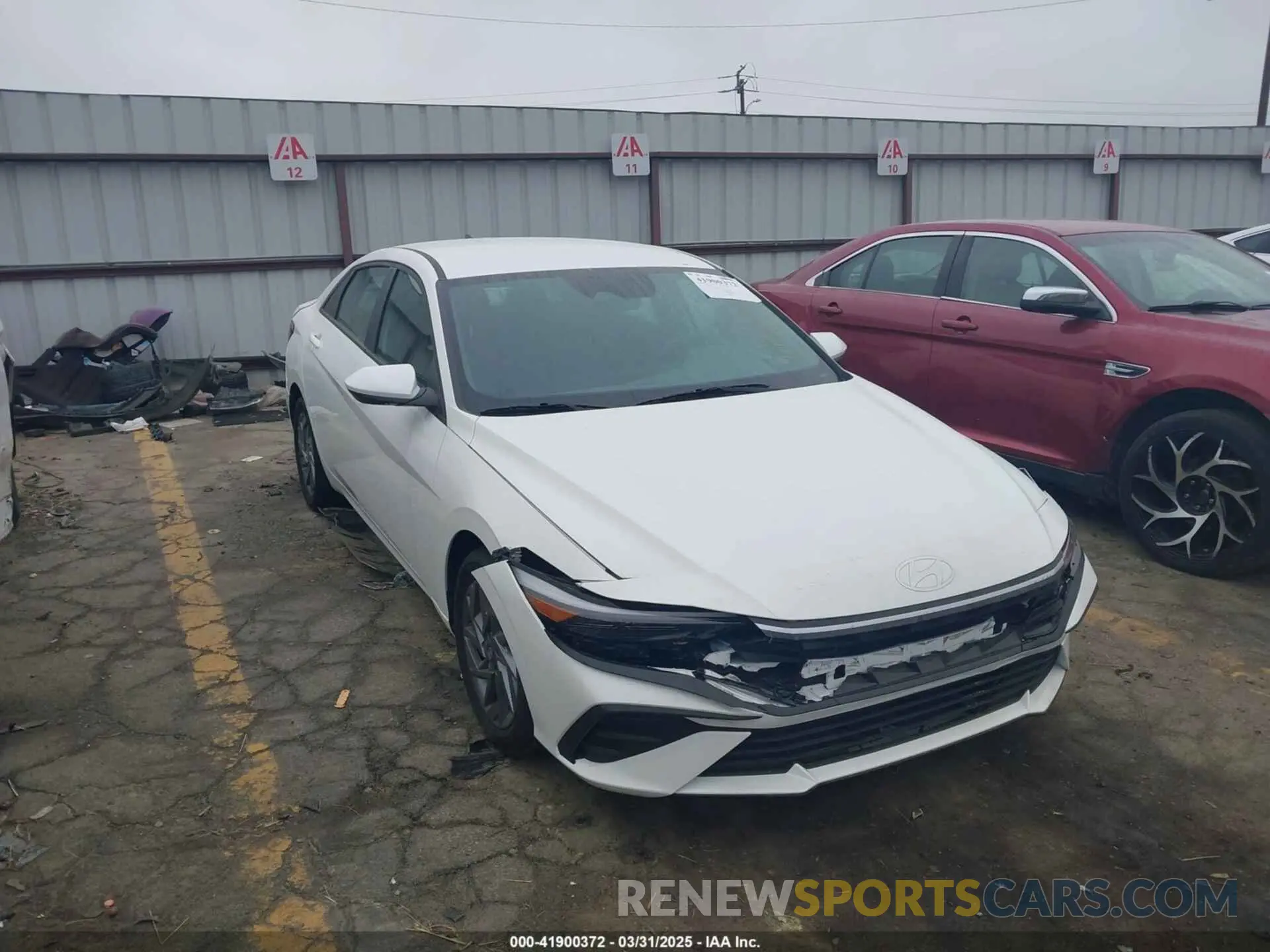 1 Photograph of a damaged car KMHLM4DG5RU750186 HYUNDAI ELANTRA 2024