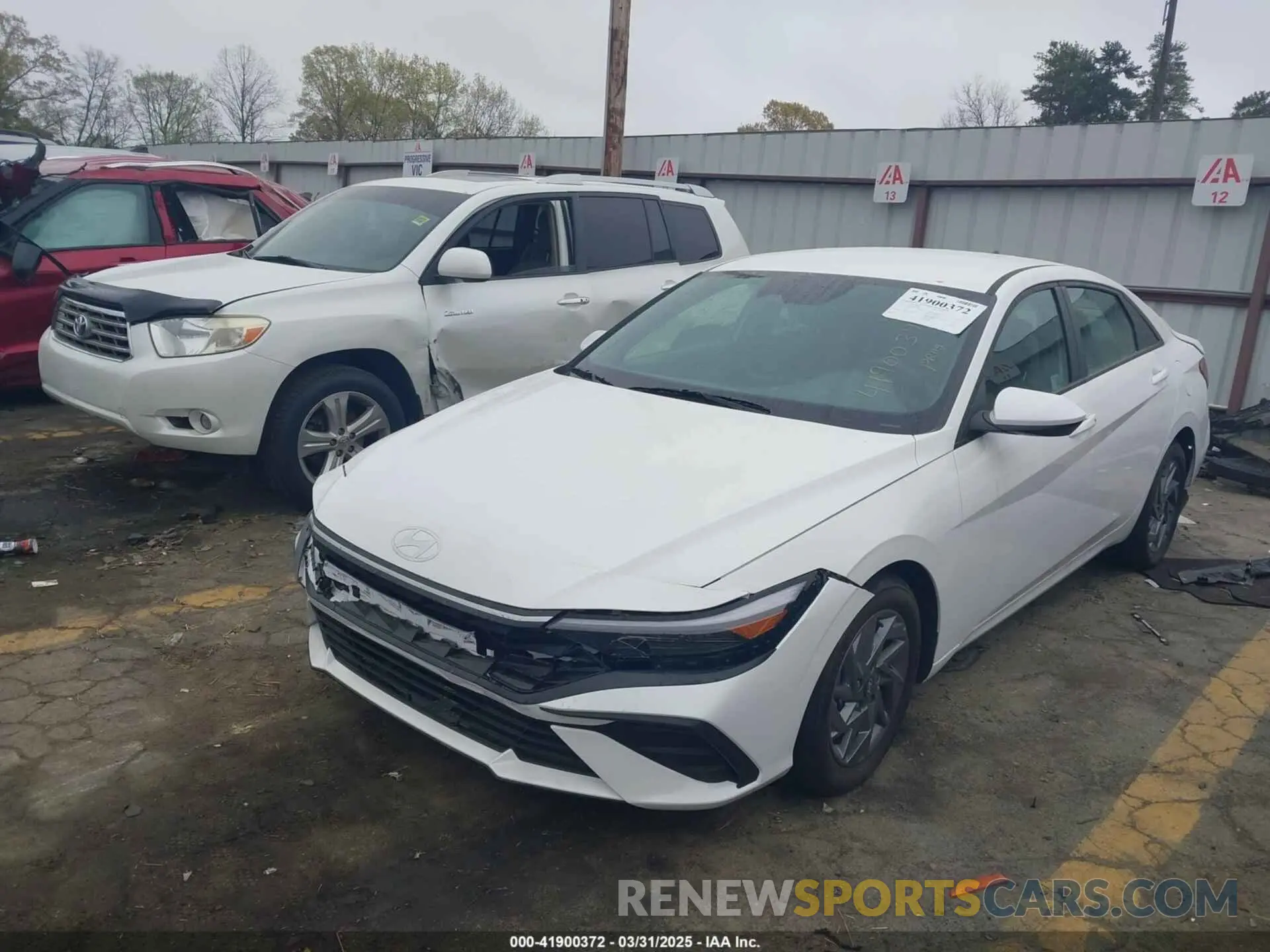 2 Photograph of a damaged car KMHLM4DG5RU750186 HYUNDAI ELANTRA 2024