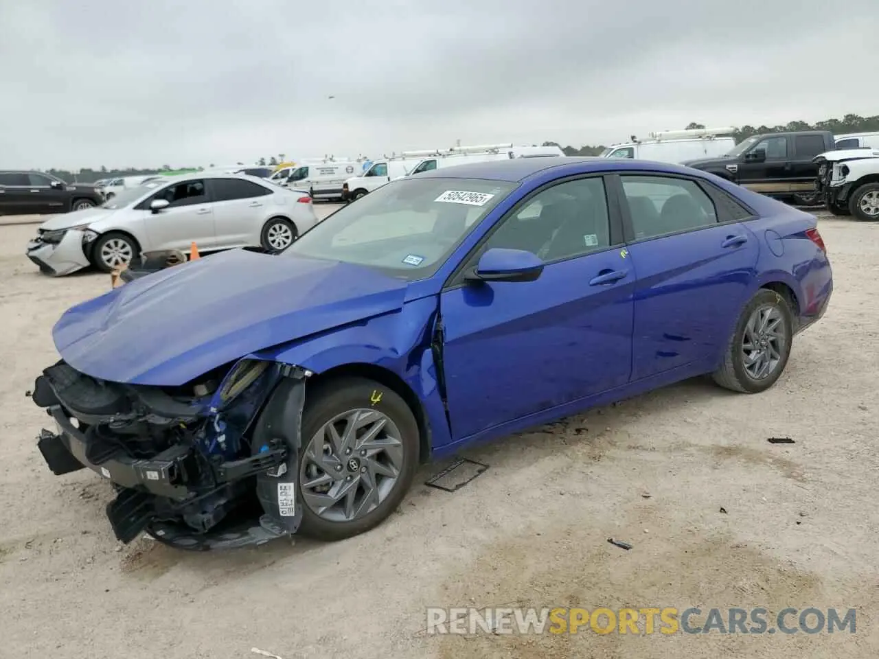 1 Photograph of a damaged car KMHLM4DG5RU756909 HYUNDAI ELANTRA 2024