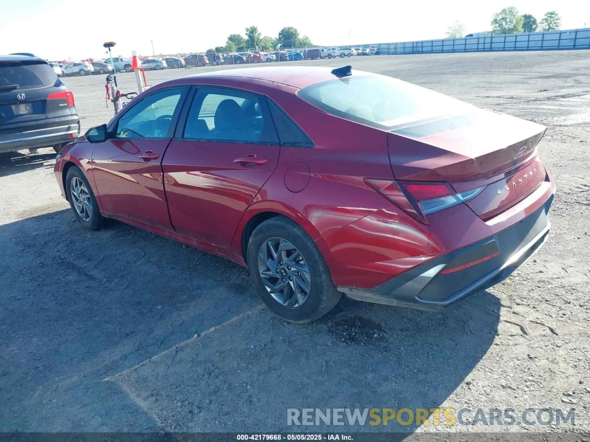 3 Photograph of a damaged car KMHLM4DG5RU817255 HYUNDAI ELANTRA 2024