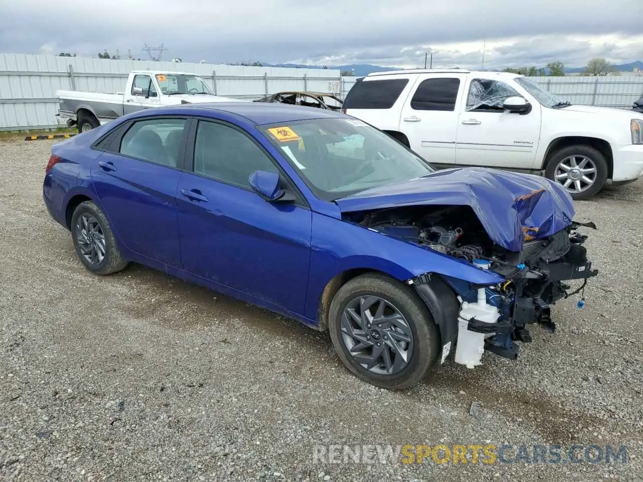 4 Photograph of a damaged car KMHLM4DG6RU733347 HYUNDAI ELANTRA 2024