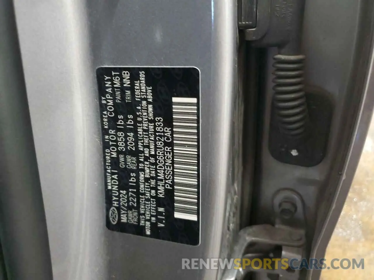 12 Фотография поврежденного автомобиля KMHLM4DG6RU821833 HYUNDAI ELANTRA 2024