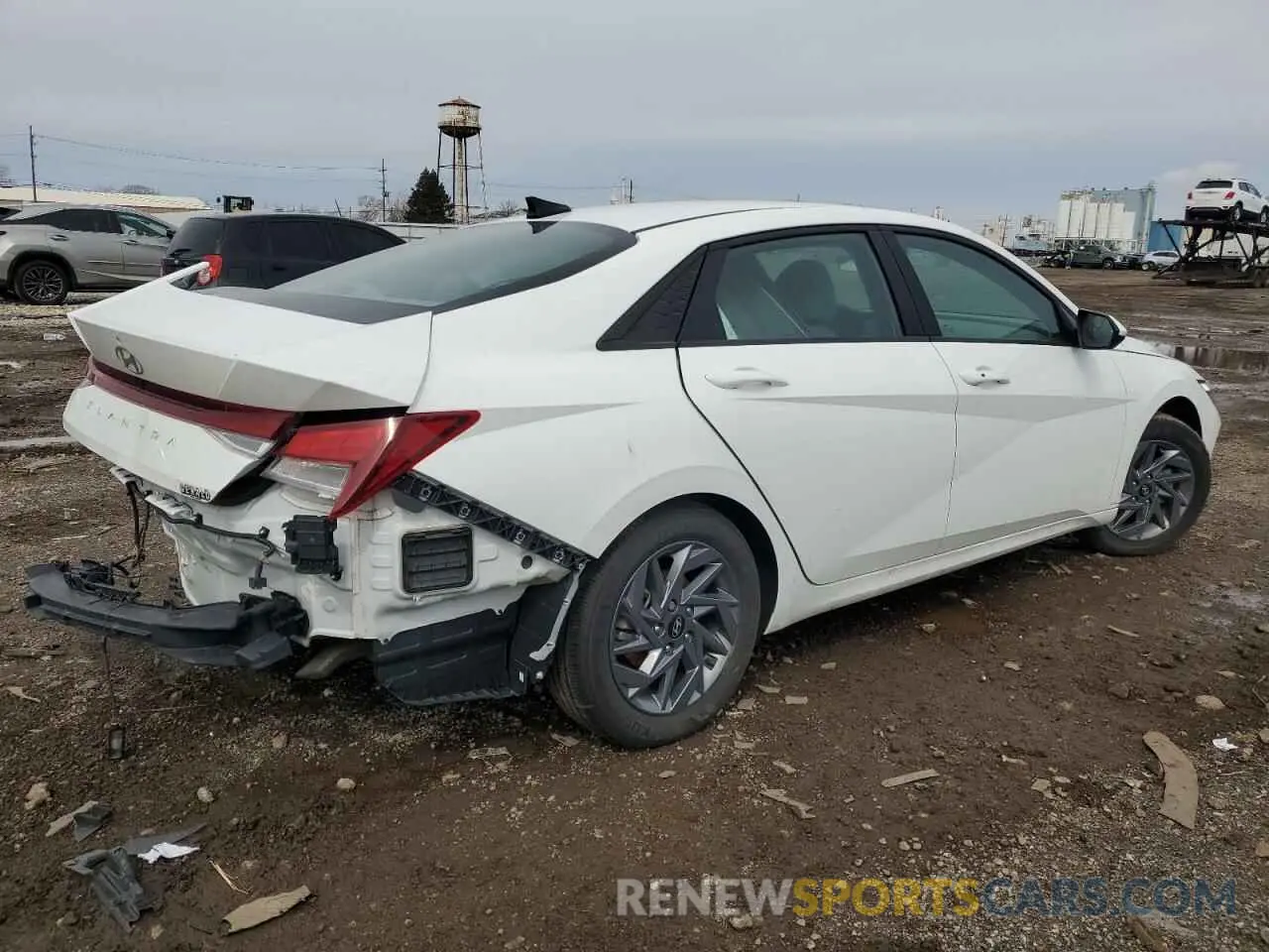 3 Photograph of a damaged car KMHLM4DG7RU642507 HYUNDAI ELANTRA 2024