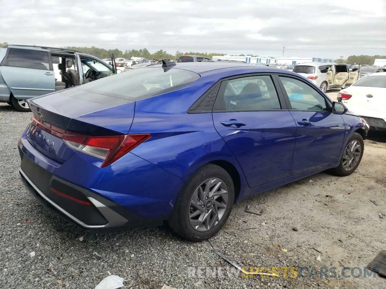 3 Фотография поврежденного автомобиля KMHLM4DG7RU650252 HYUNDAI ELANTRA 2024
