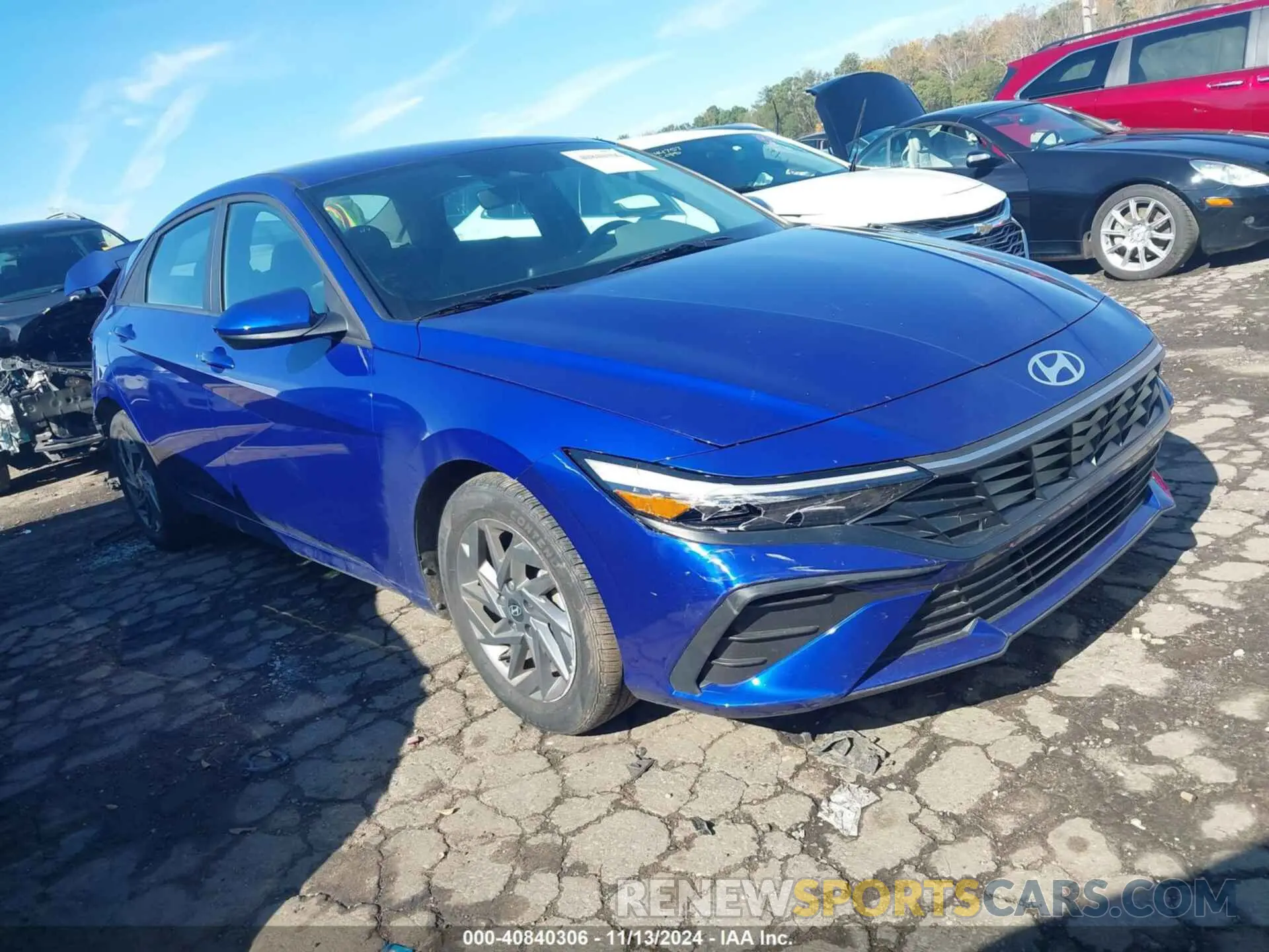 1 Photograph of a damaged car KMHLM4DG7RU692937 HYUNDAI ELANTRA 2024