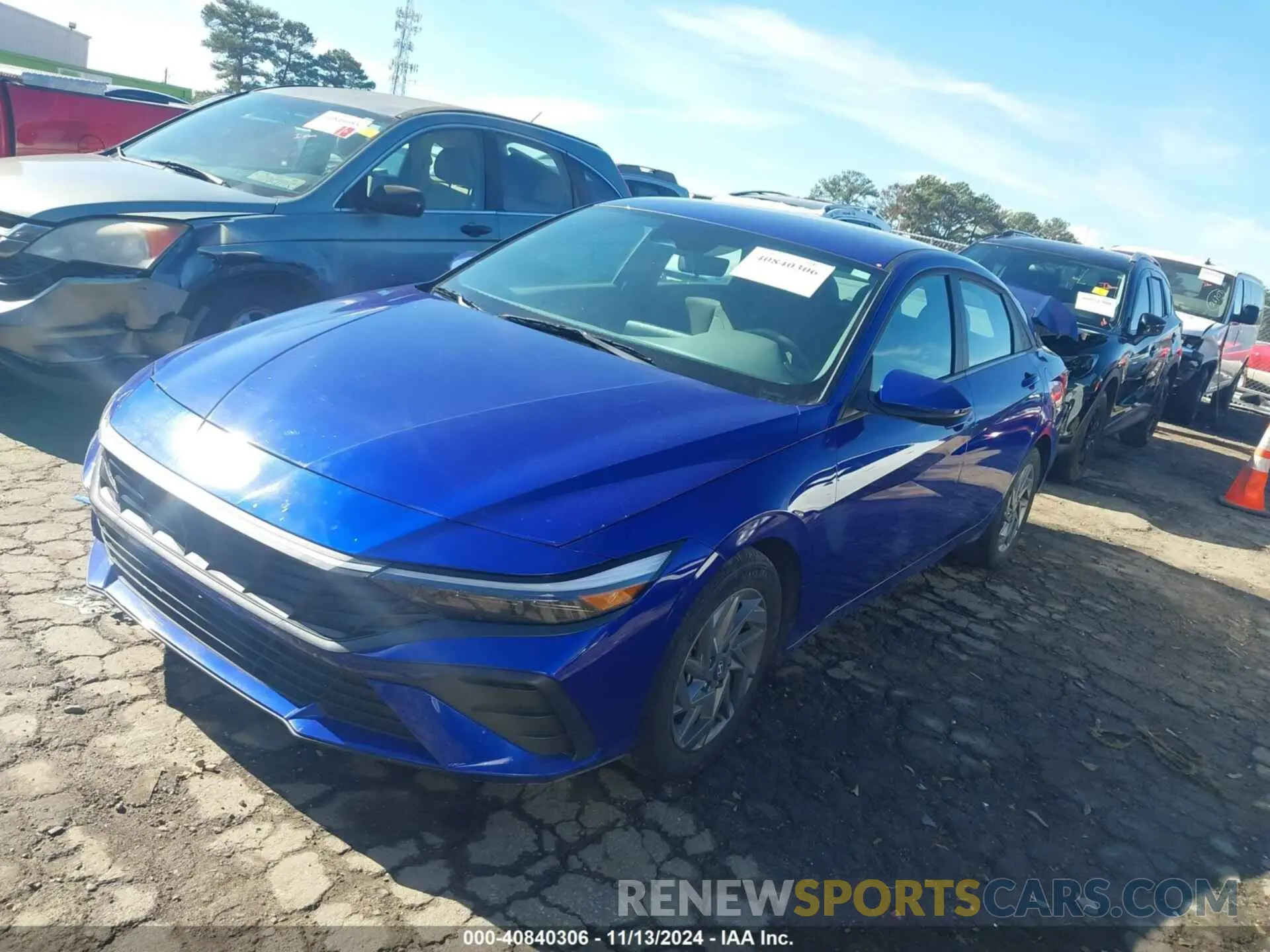 2 Photograph of a damaged car KMHLM4DG7RU692937 HYUNDAI ELANTRA 2024