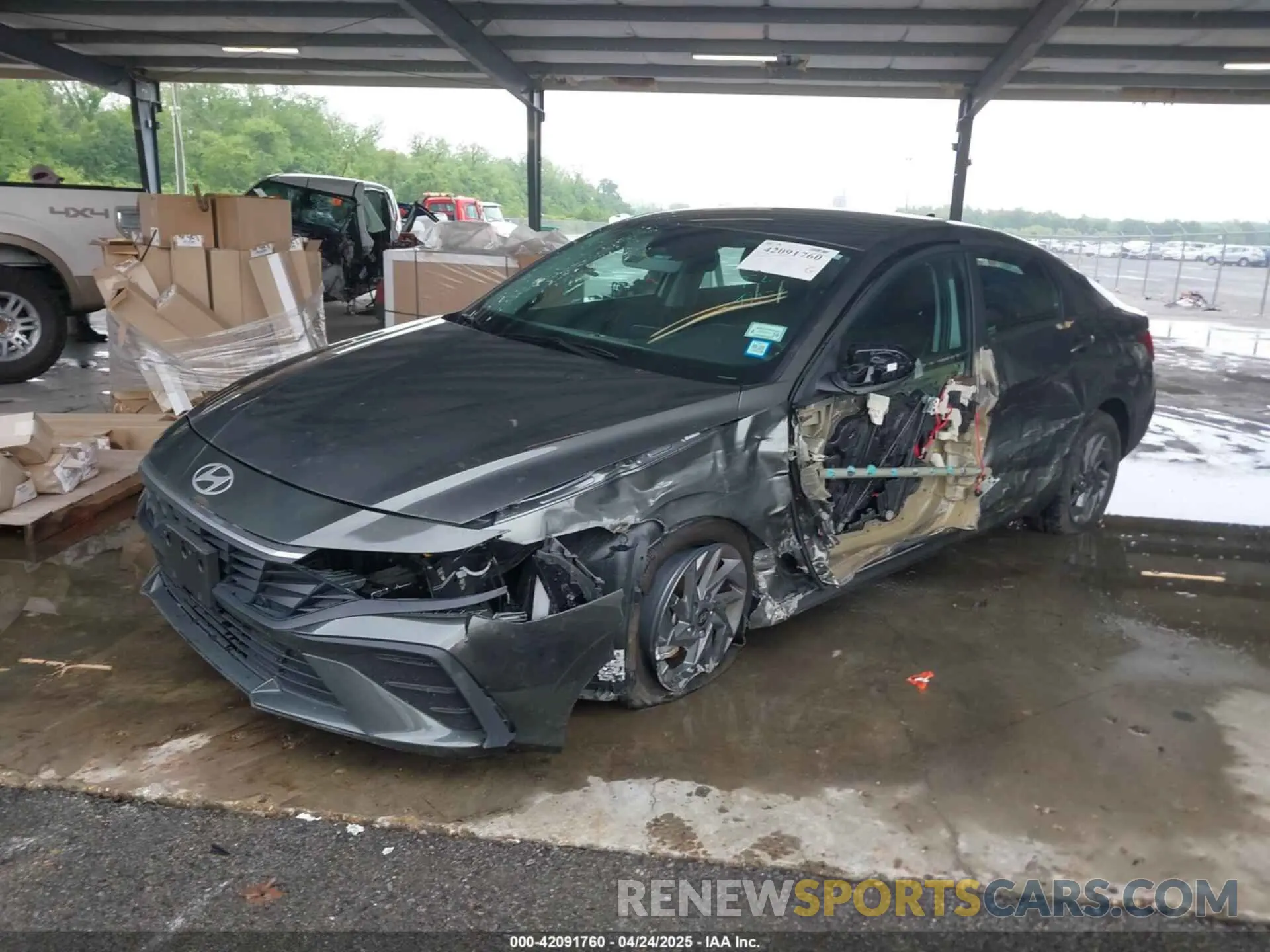 2 Photograph of a damaged car KMHLM4DG7RU751078 HYUNDAI ELANTRA 2024
