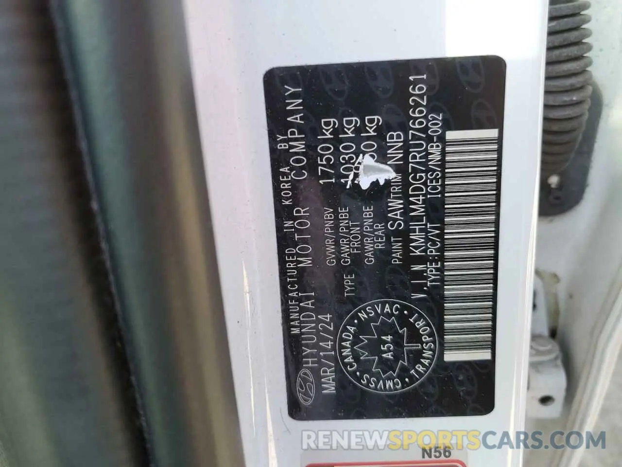 13 Фотография поврежденного автомобиля KMHLM4DG7RU766261 HYUNDAI ELANTRA 2024