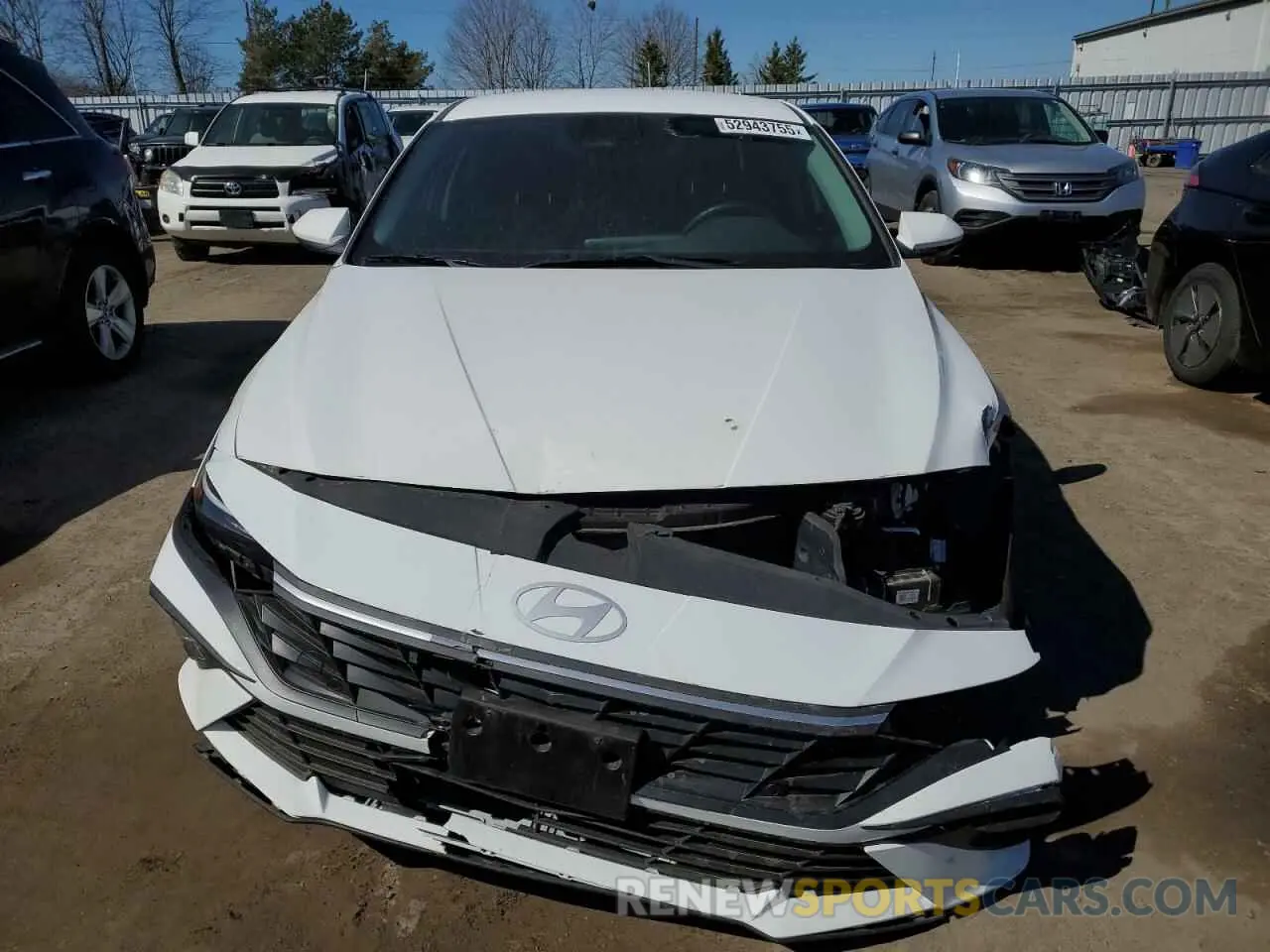 5 Фотография поврежденного автомобиля KMHLM4DG7RU766261 HYUNDAI ELANTRA 2024