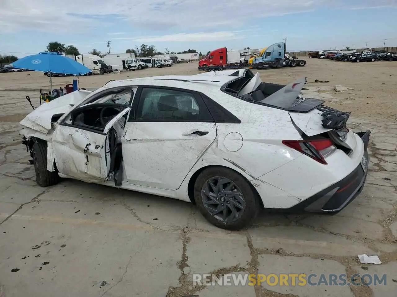 2 Фотография поврежденного автомобиля KMHLM4DG7RU776451 HYUNDAI ELANTRA 2024