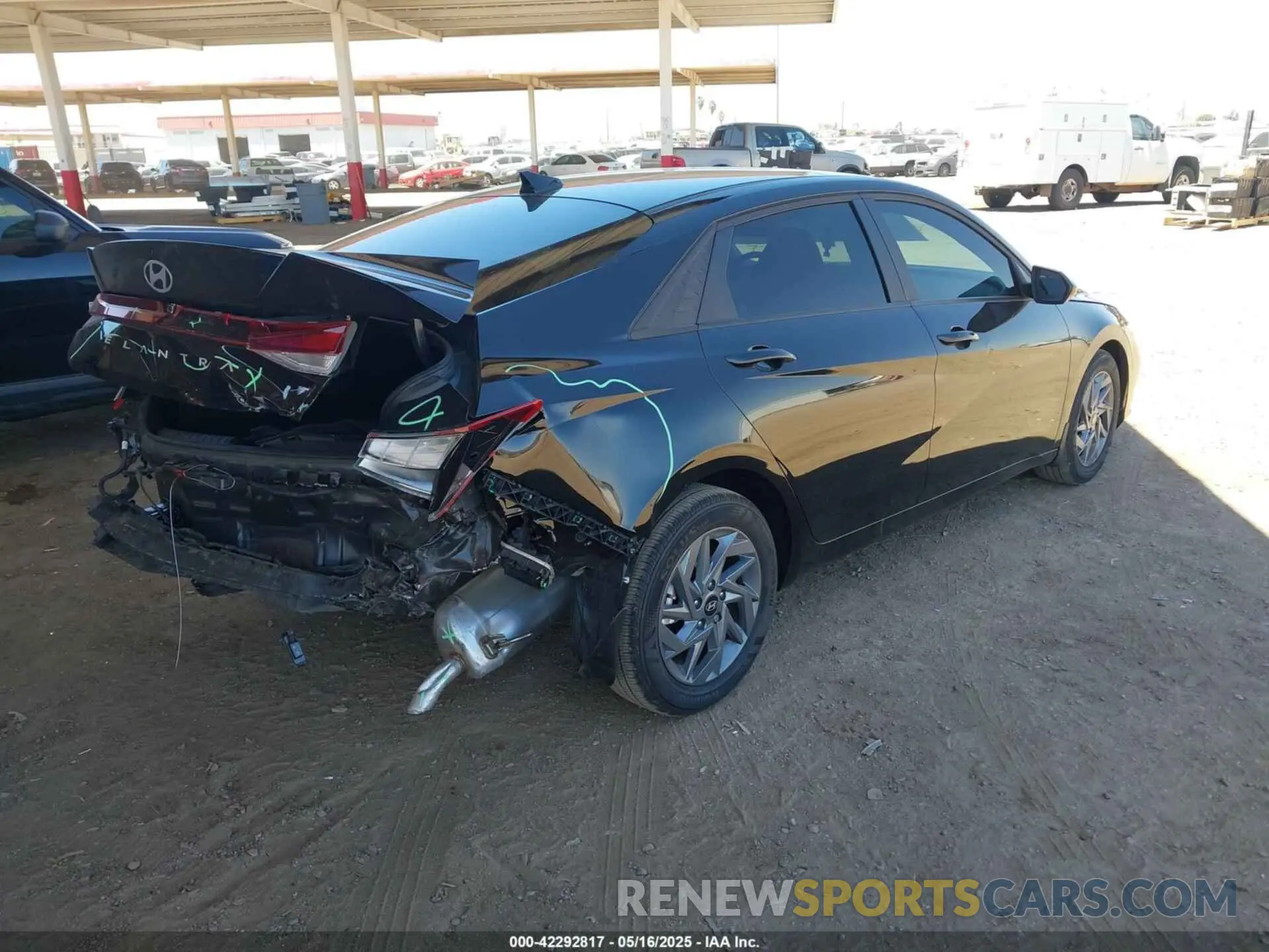 4 Photograph of a damaged car KMHLM4DG7RU805561 HYUNDAI ELANTRA 2024