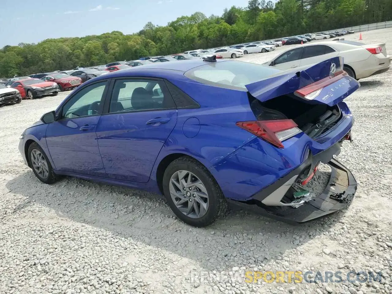 2 Photograph of a damaged car KMHLM4DG7RU810310 HYUNDAI ELANTRA 2024