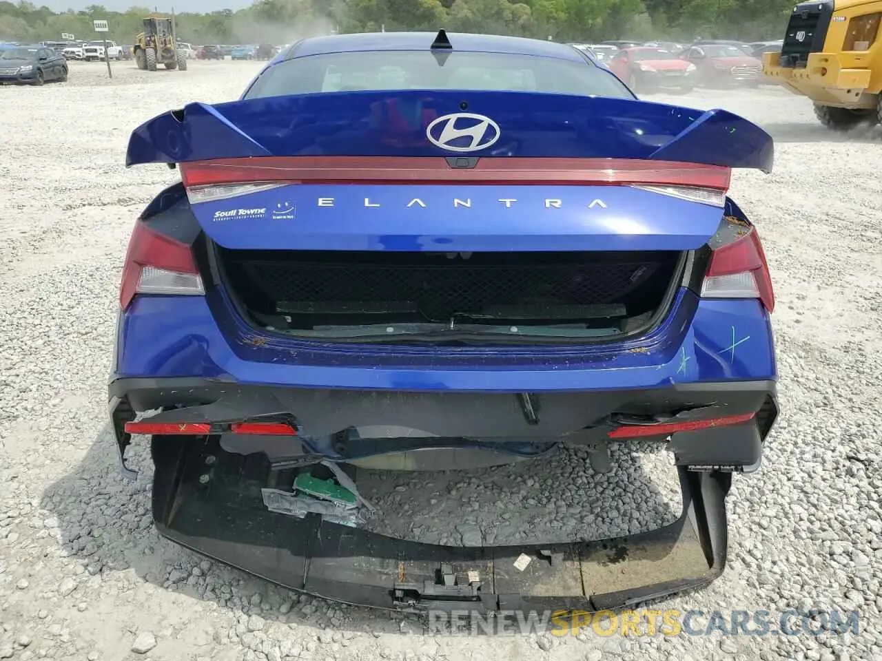 6 Photograph of a damaged car KMHLM4DG7RU810310 HYUNDAI ELANTRA 2024