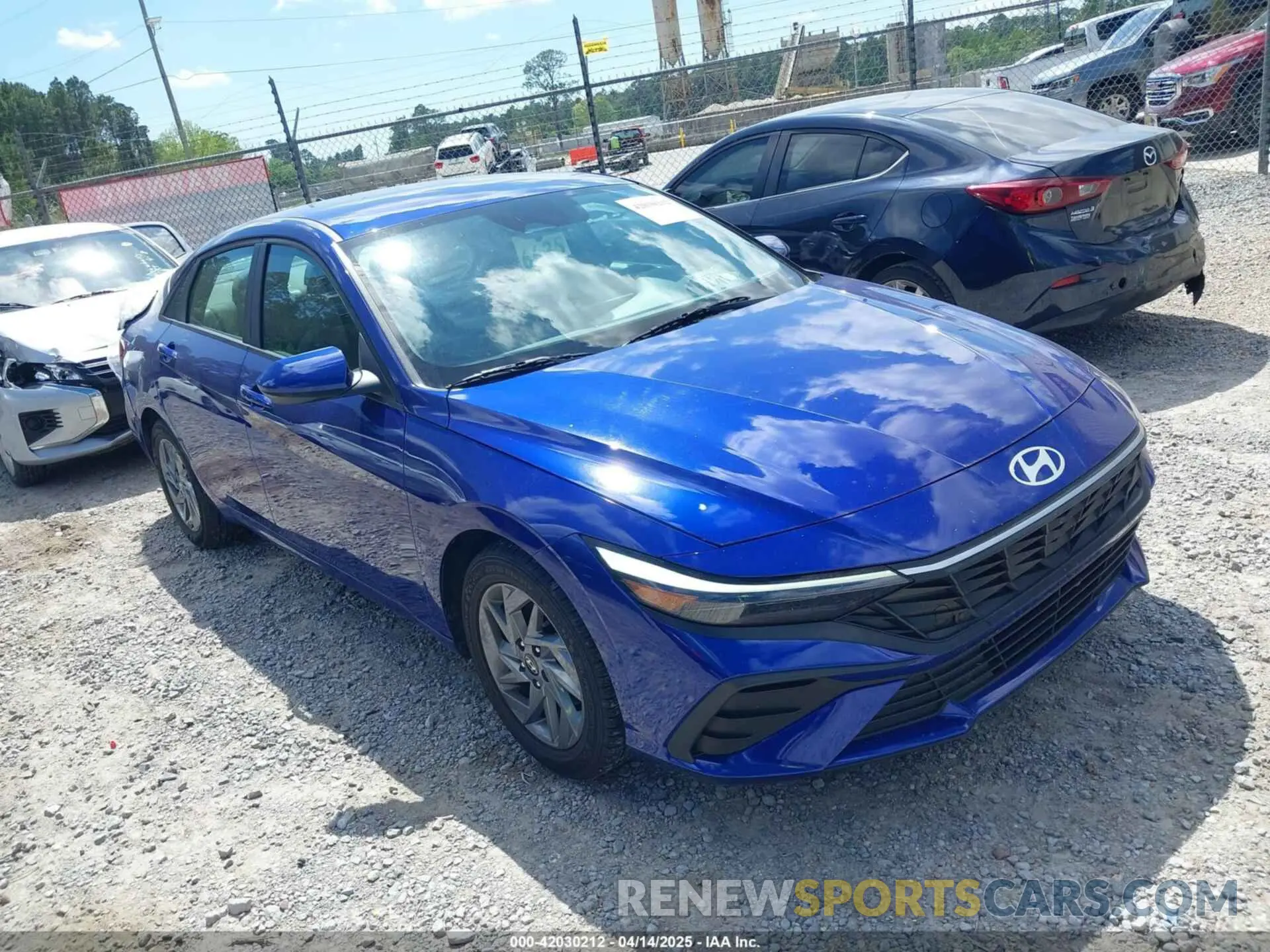 1 Photograph of a damaged car KMHLM4DG8RU648736 HYUNDAI ELANTRA 2024