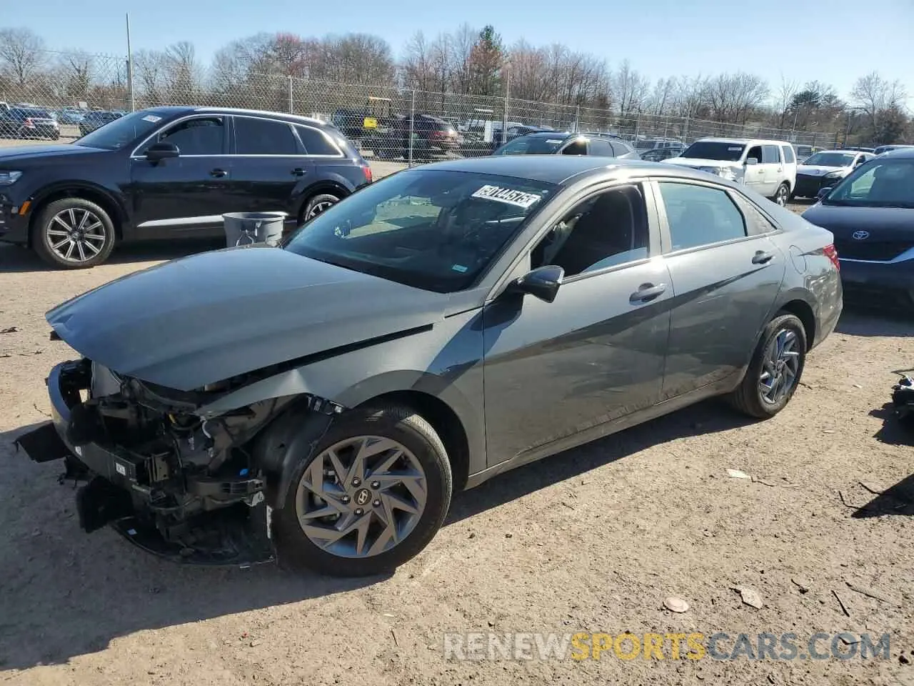 1 Photograph of a damaged car KMHLM4DG8RU662930 HYUNDAI ELANTRA 2024