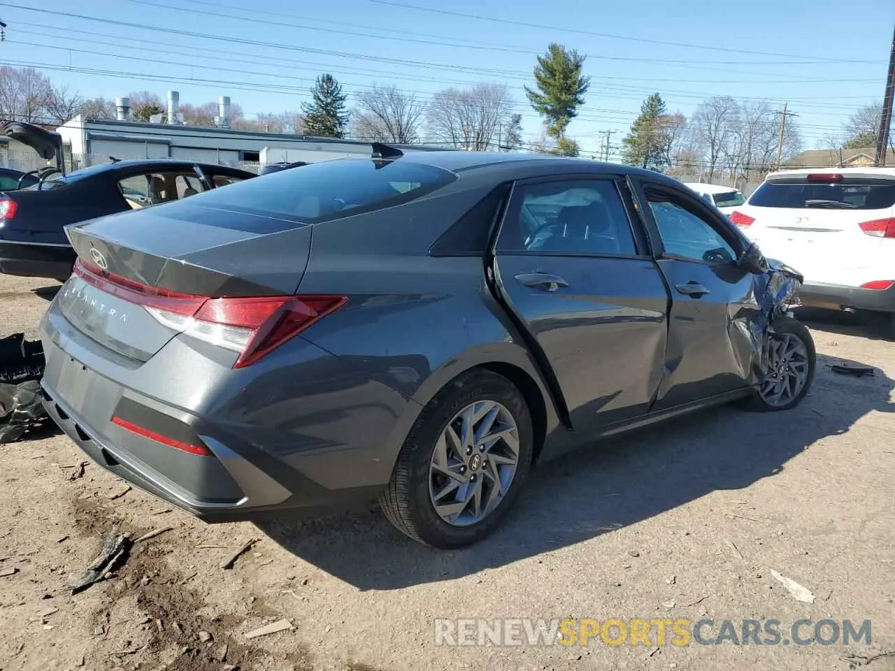 3 Photograph of a damaged car KMHLM4DG8RU662930 HYUNDAI ELANTRA 2024
