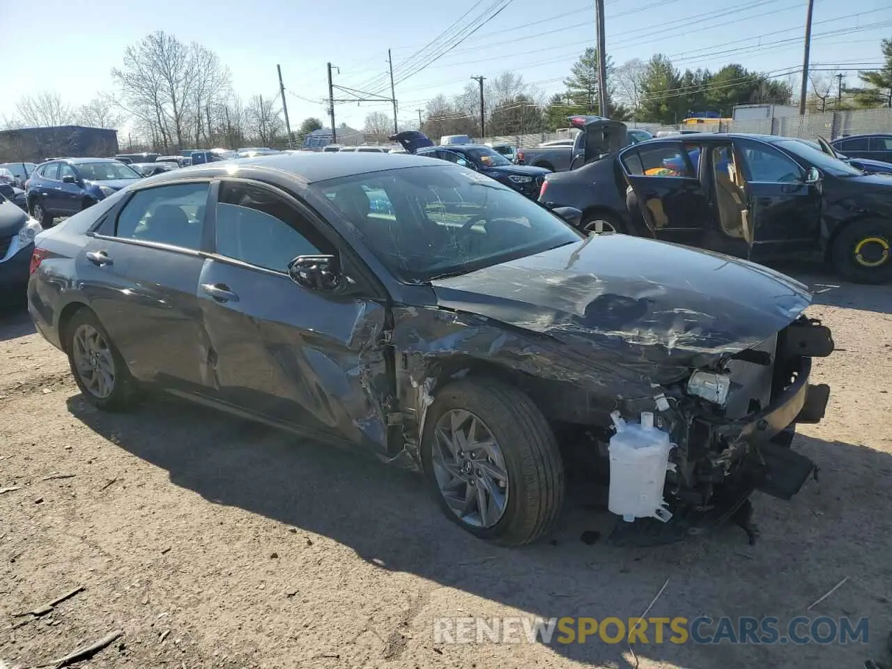 4 Photograph of a damaged car KMHLM4DG8RU662930 HYUNDAI ELANTRA 2024