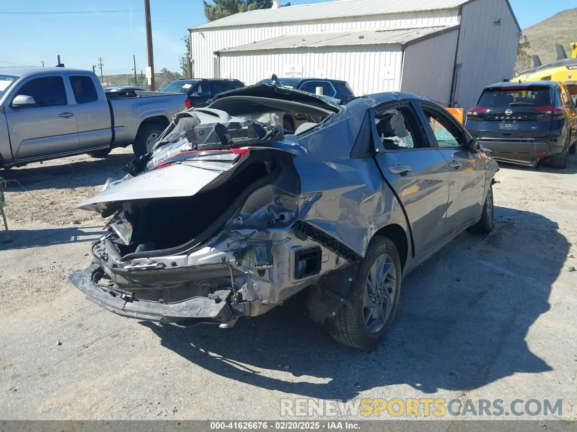 4 Photograph of a damaged car KMHLM4DG8RU679405 HYUNDAI ELANTRA 2024