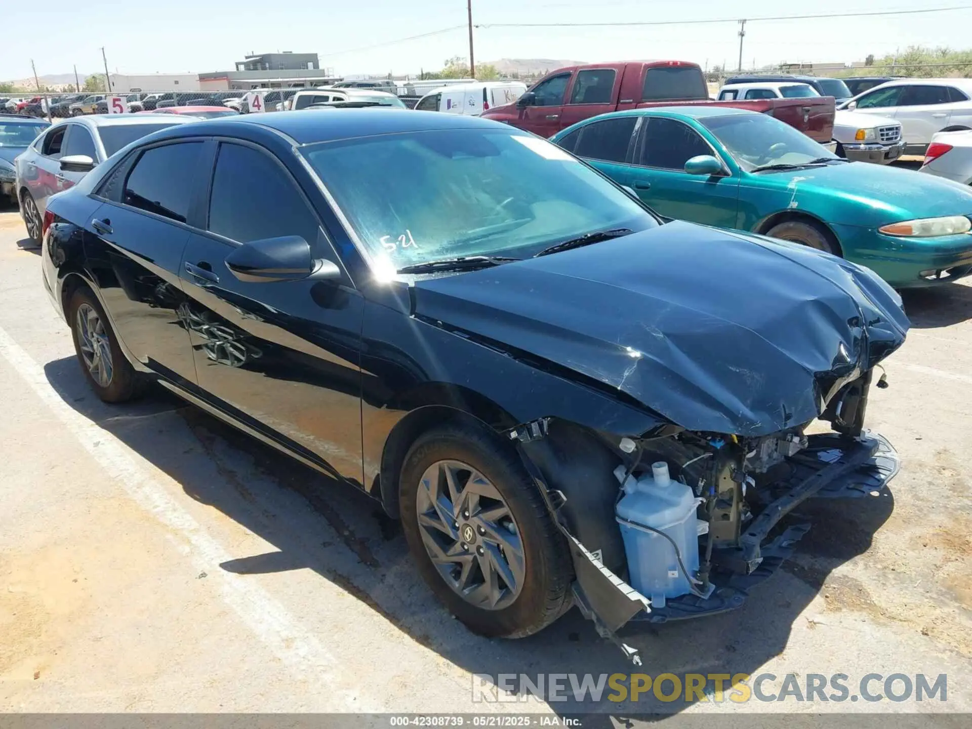 1 Photograph of a damaged car KMHLM4DG8RU682661 HYUNDAI ELANTRA 2024