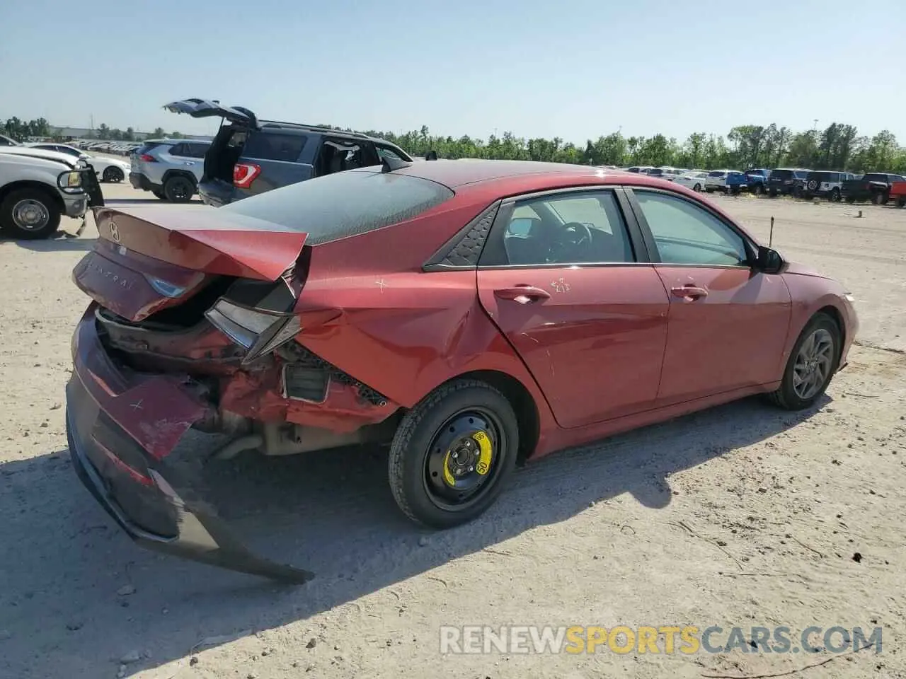 3 Photograph of a damaged car KMHLM4DG8RU686709 HYUNDAI ELANTRA 2024