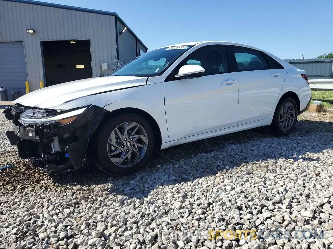 1 Photograph of a damaged car KMHLM4DG8RU702150 HYUNDAI ELANTRA 2024