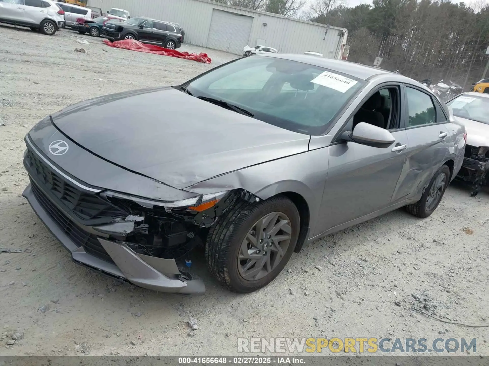 2 Photograph of a damaged car KMHLM4DG8RU717764 HYUNDAI ELANTRA 2024