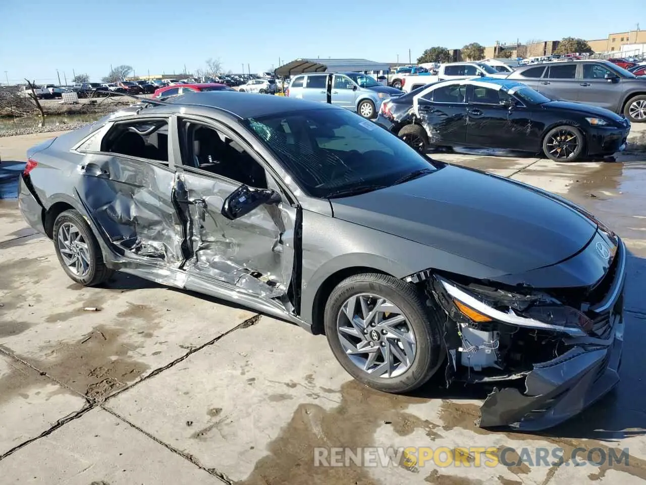 4 Photograph of a damaged car KMHLM4DG8RU789712 HYUNDAI ELANTRA 2024