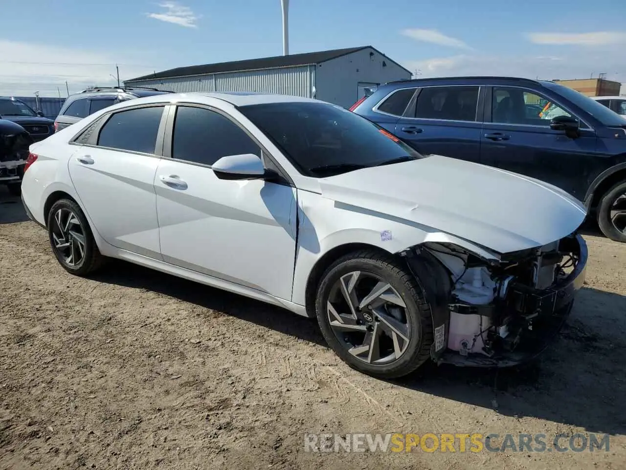 4 Фотография поврежденного автомобиля KMHLM4DG8RU790181 HYUNDAI ELANTRA 2024