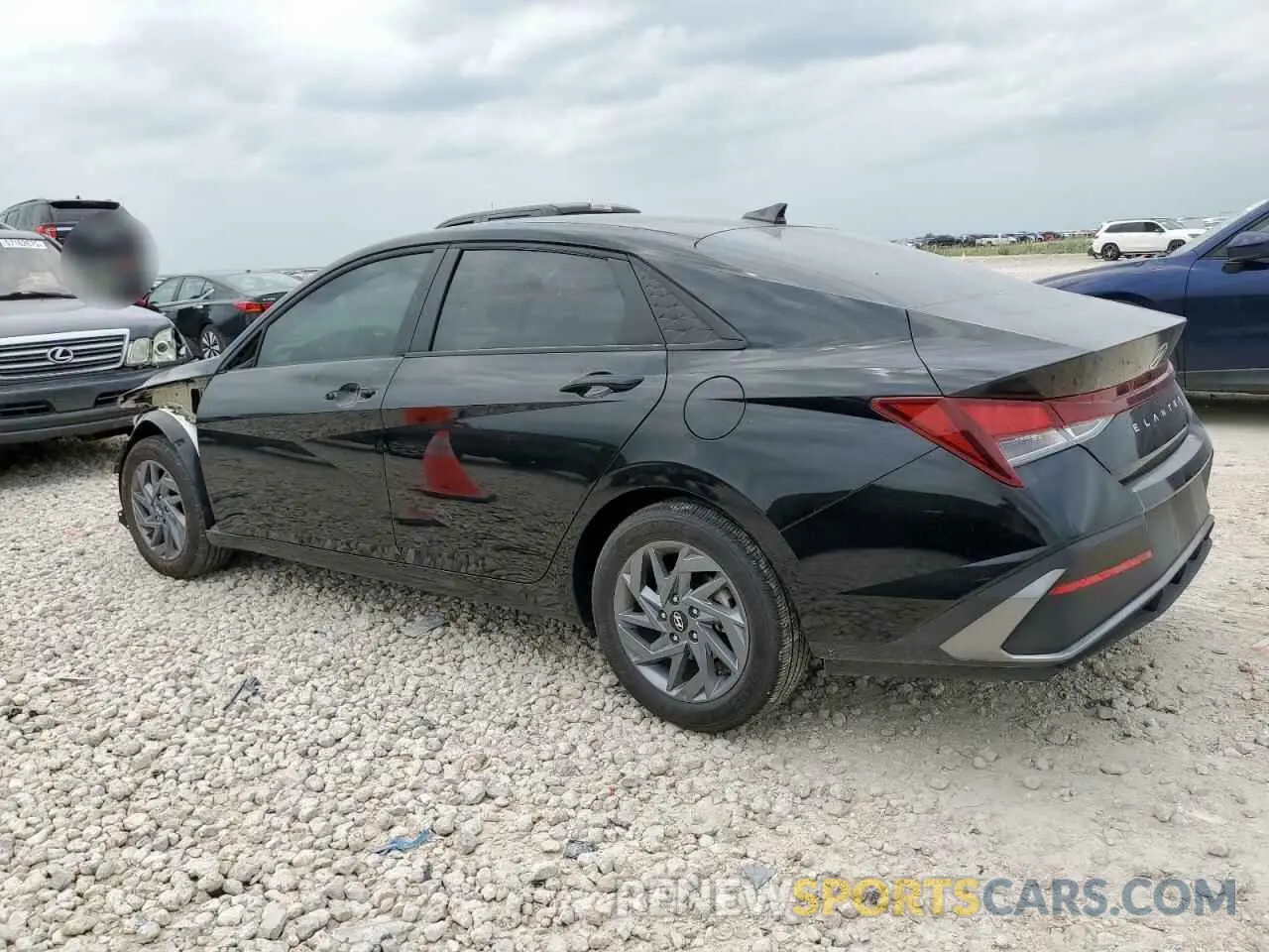 2 Photograph of a damaged car KMHLM4DG8RU813071 HYUNDAI ELANTRA 2024