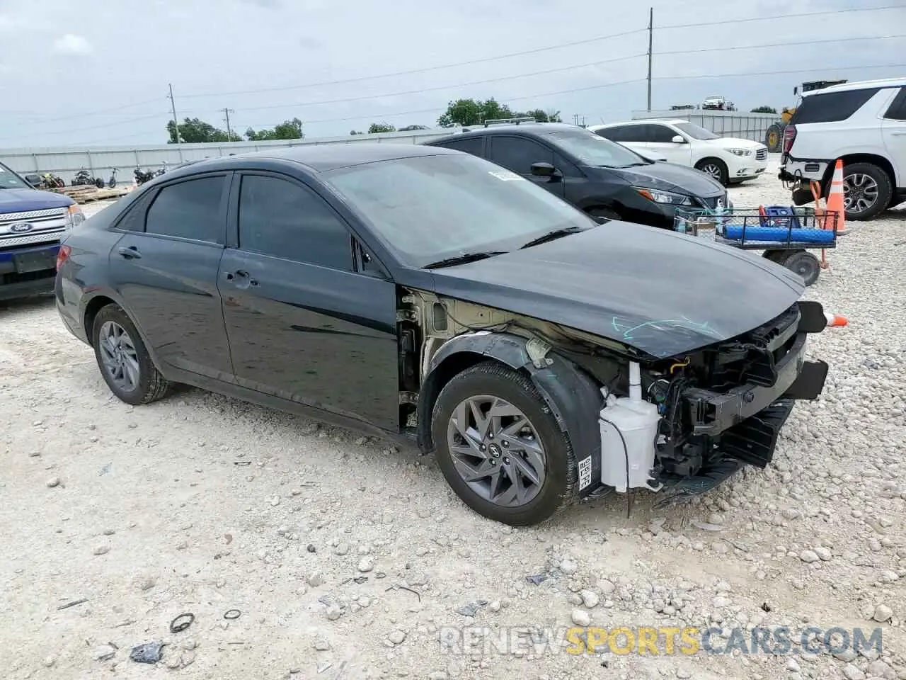 4 Photograph of a damaged car KMHLM4DG8RU813071 HYUNDAI ELANTRA 2024