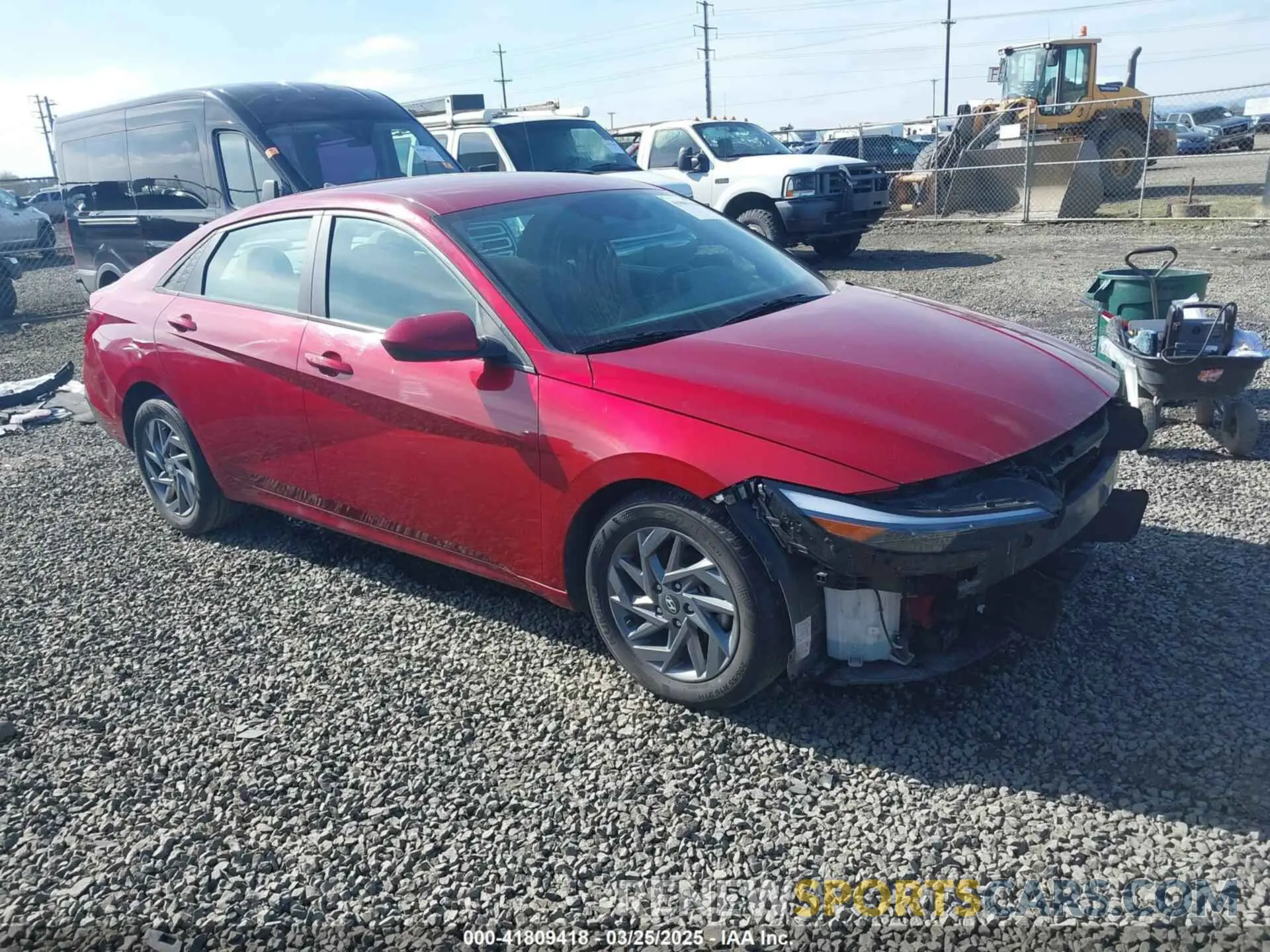 1 Photograph of a damaged car KMHLM4DG9RU672690 HYUNDAI ELANTRA 2024