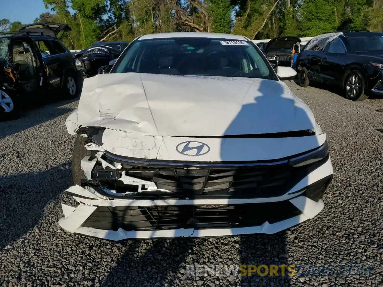 5 Фотография поврежденного автомобиля KMHLM4DG9RU680045 HYUNDAI ELANTRA 2024