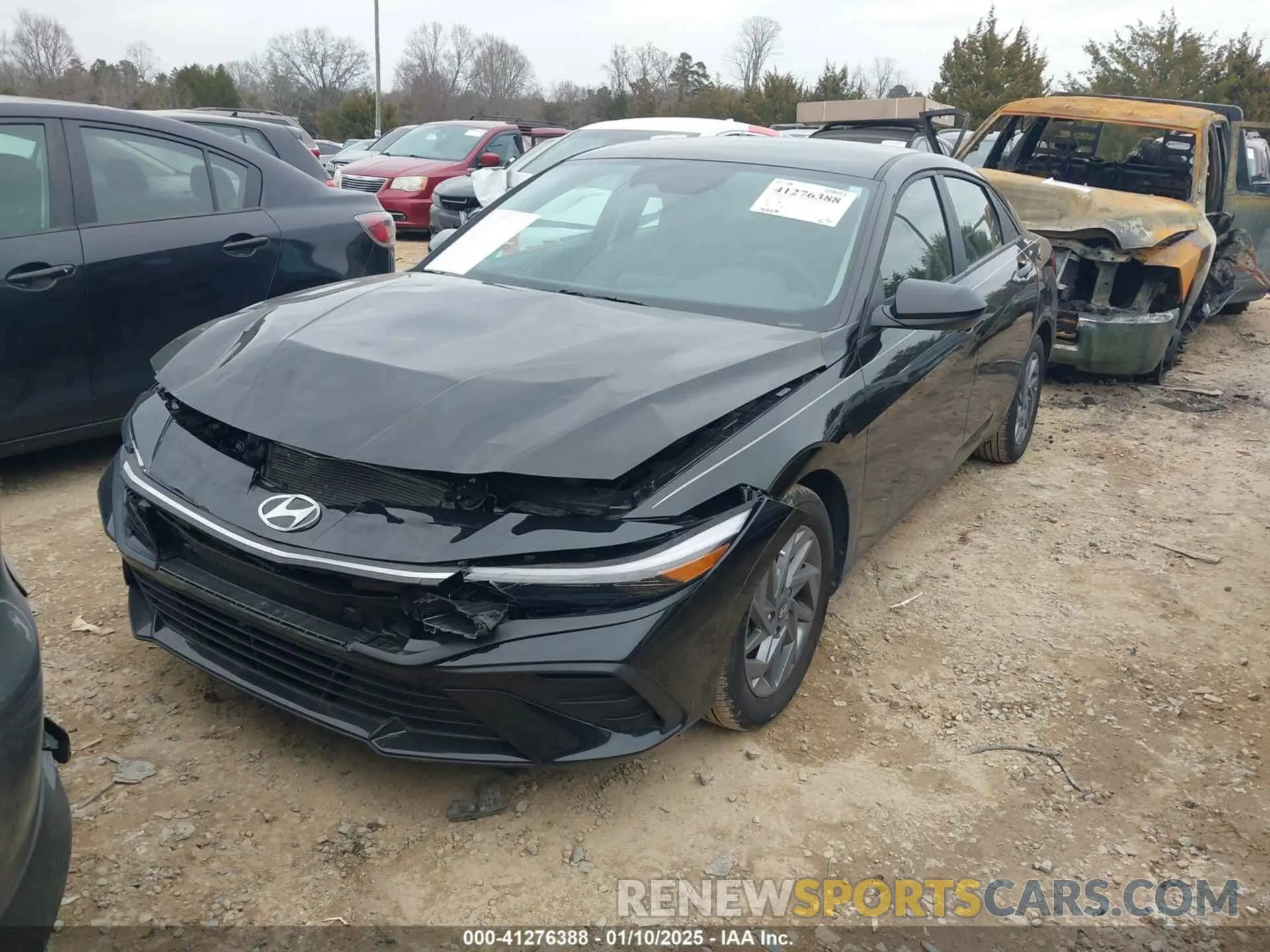 2 Photograph of a damaged car KMHLM4DG9RU748392 HYUNDAI ELANTRA 2024