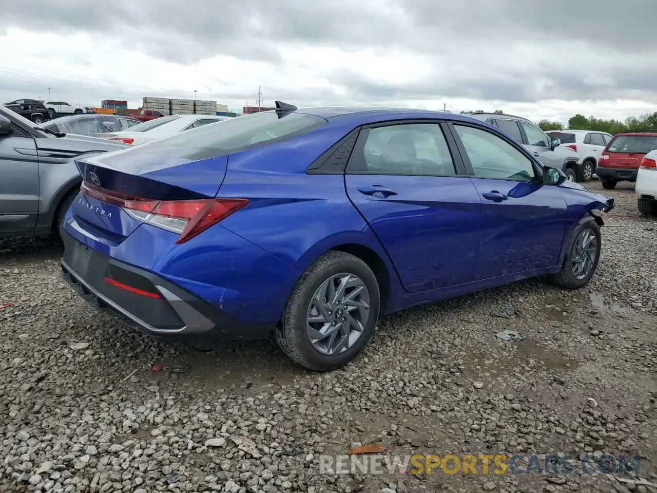 3 Photograph of a damaged car KMHLM4DG9RU755780 HYUNDAI ELANTRA 2024