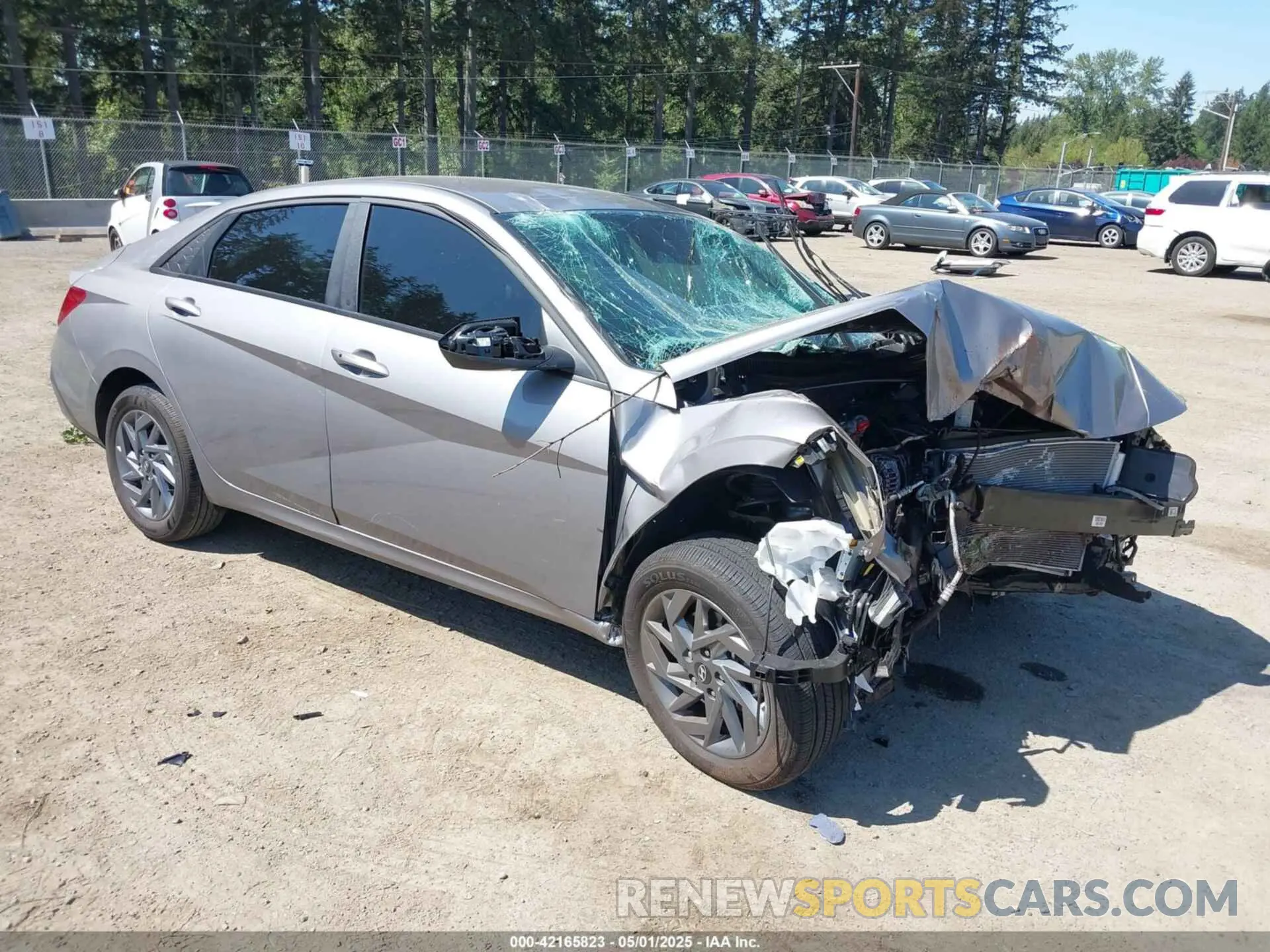 1 Фотография поврежденного автомобиля KMHLM4DG9RU758372 HYUNDAI ELANTRA 2024