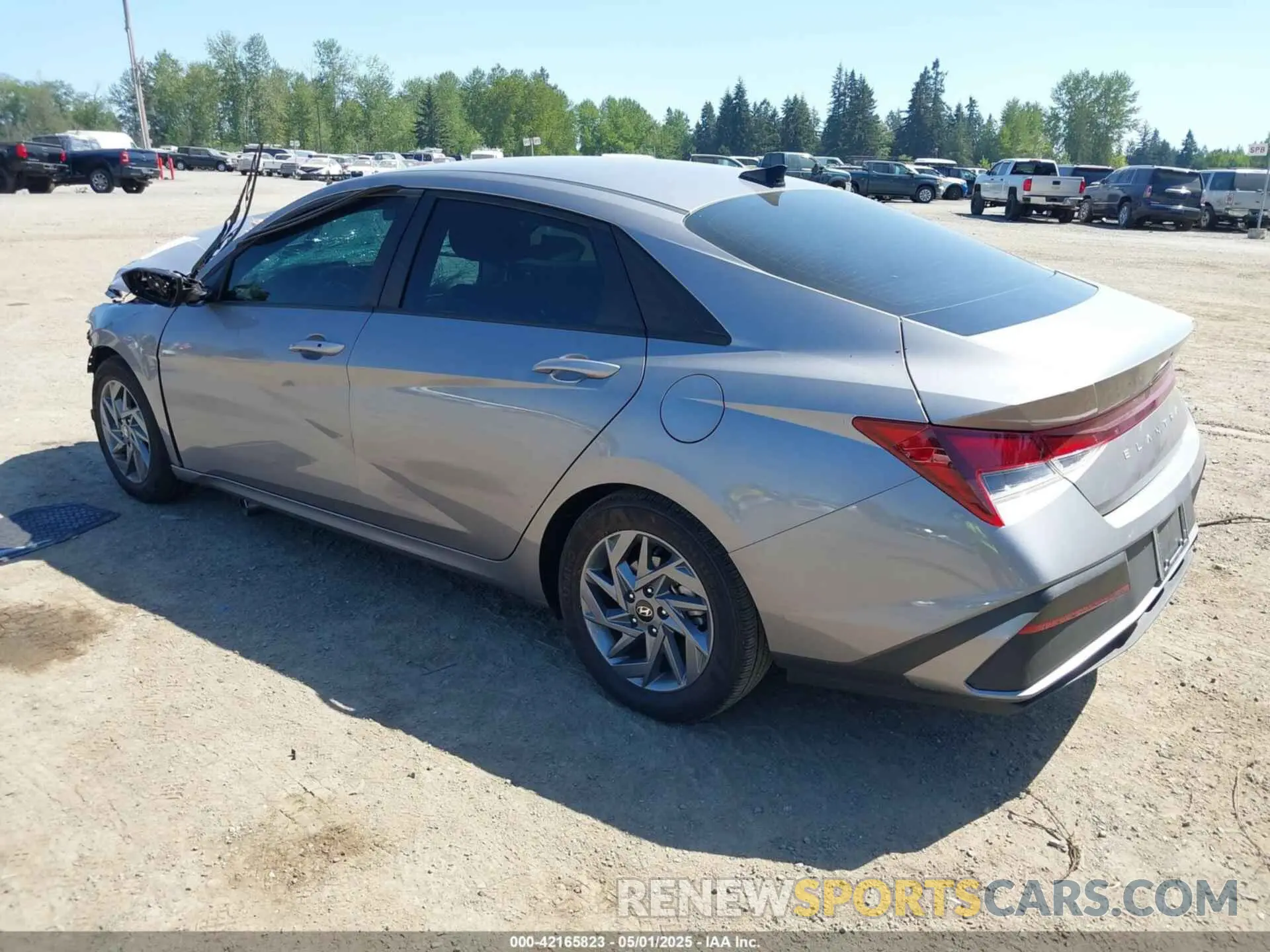 3 Фотография поврежденного автомобиля KMHLM4DG9RU758372 HYUNDAI ELANTRA 2024