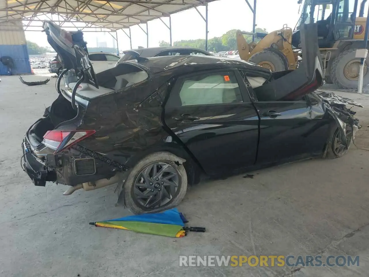 3 Фотография поврежденного автомобиля KMHLM4DG9RU798421 HYUNDAI ELANTRA 2024