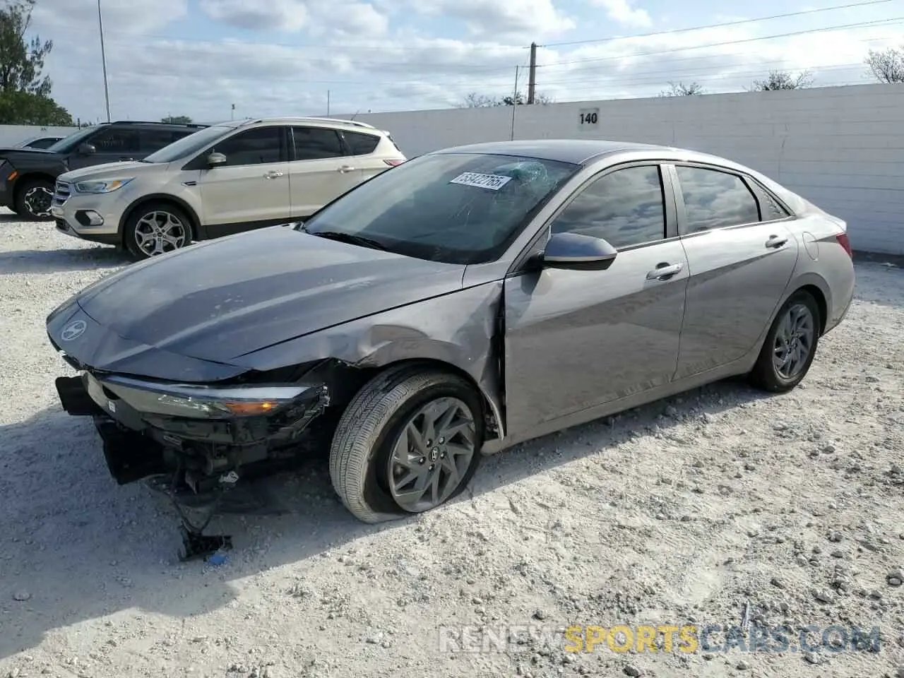1 Photograph of a damaged car KMHLM4DG9RU832826 HYUNDAI ELANTRA 2024