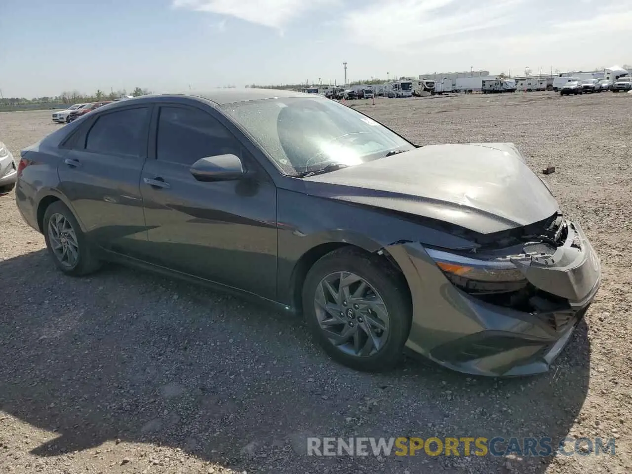 4 Photograph of a damaged car KMHLM4DGXRU642355 HYUNDAI ELANTRA 2024