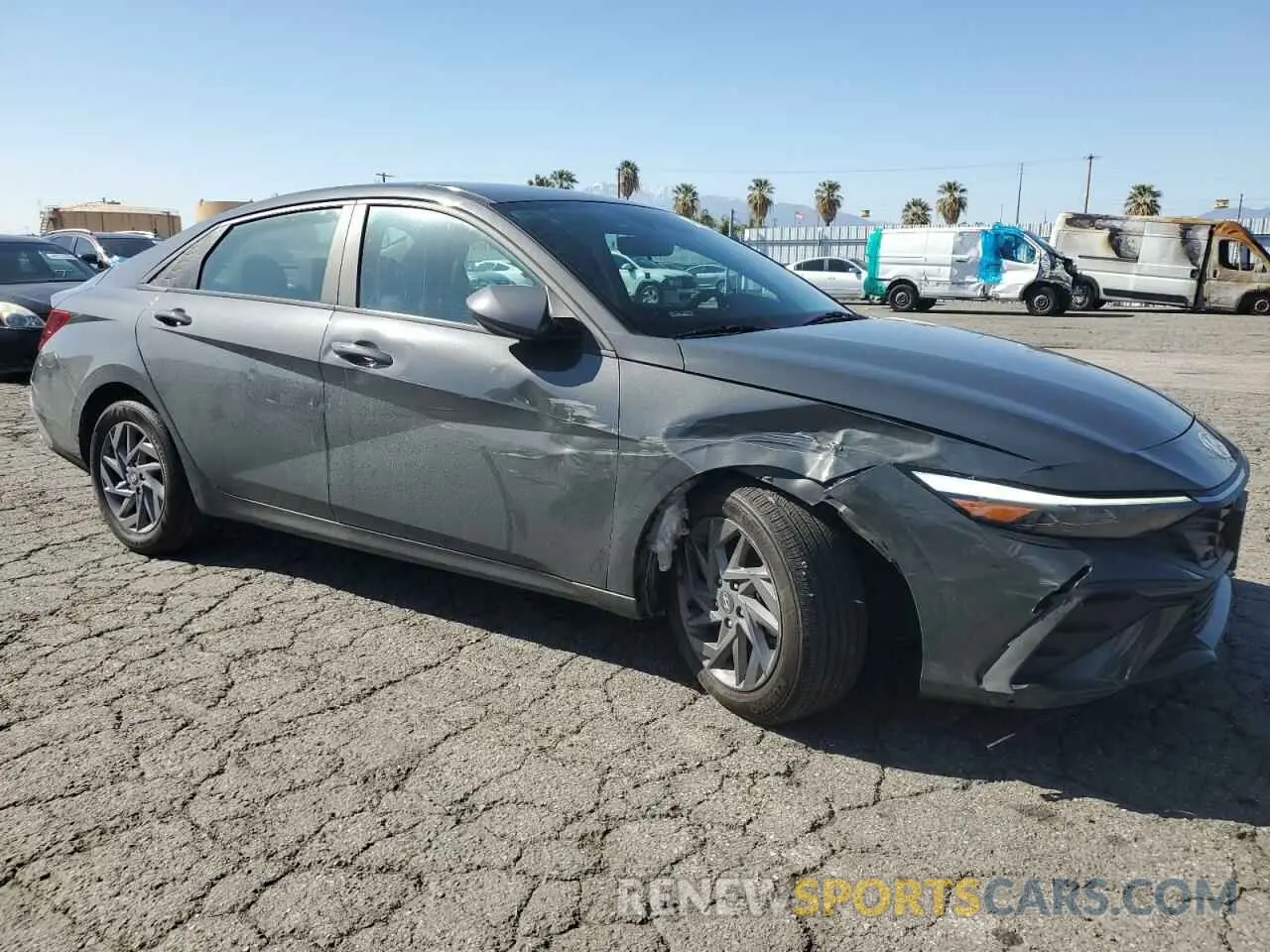 4 Фотография поврежденного автомобиля KMHLM4DGXRU644395 HYUNDAI ELANTRA 2024