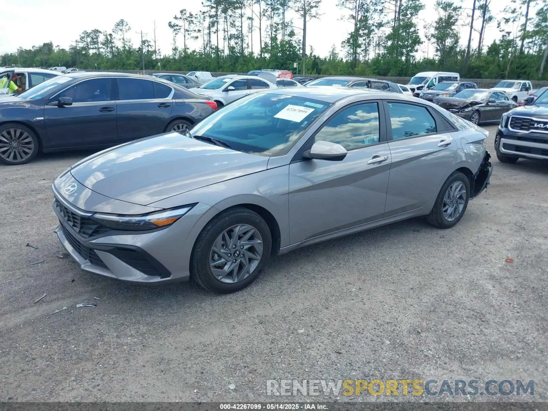 2 Photograph of a damaged car KMHLM4DGXRU661519 HYUNDAI ELANTRA 2024