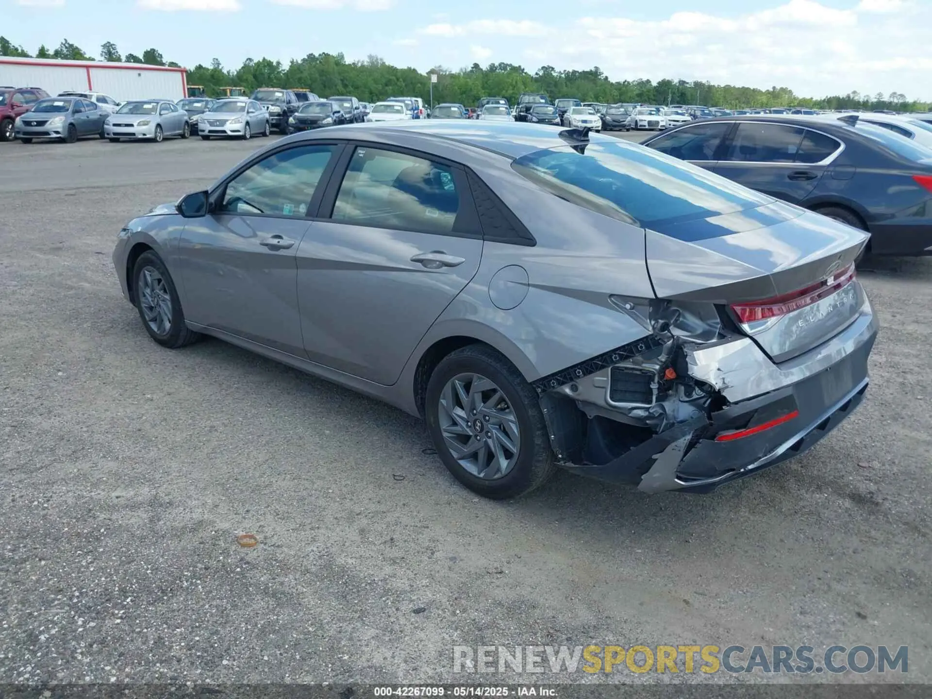 3 Photograph of a damaged car KMHLM4DGXRU661519 HYUNDAI ELANTRA 2024