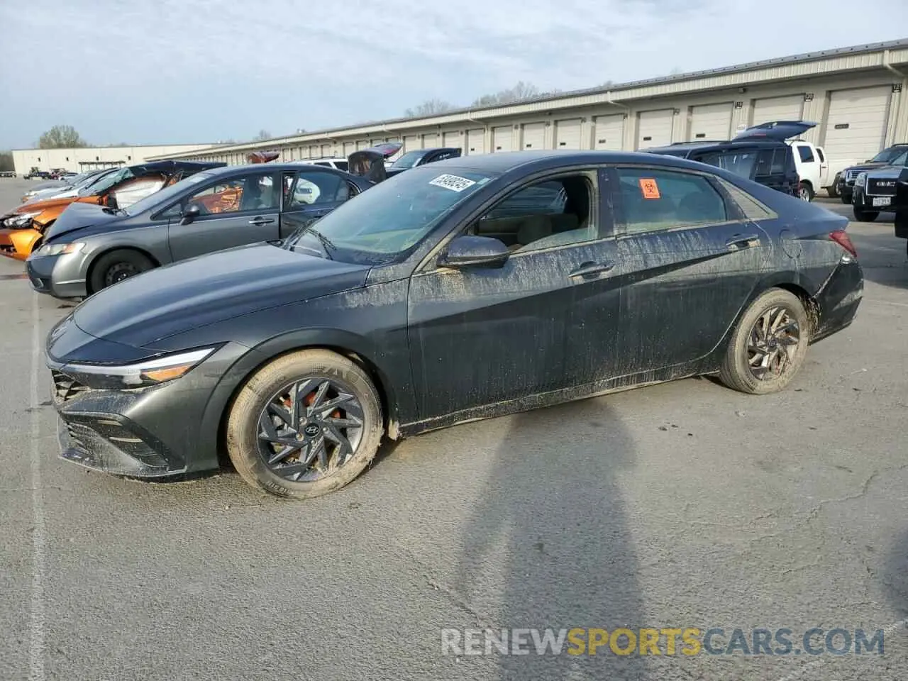 1 Photograph of a damaged car KMHLM4DGXRU676747 HYUNDAI ELANTRA 2024