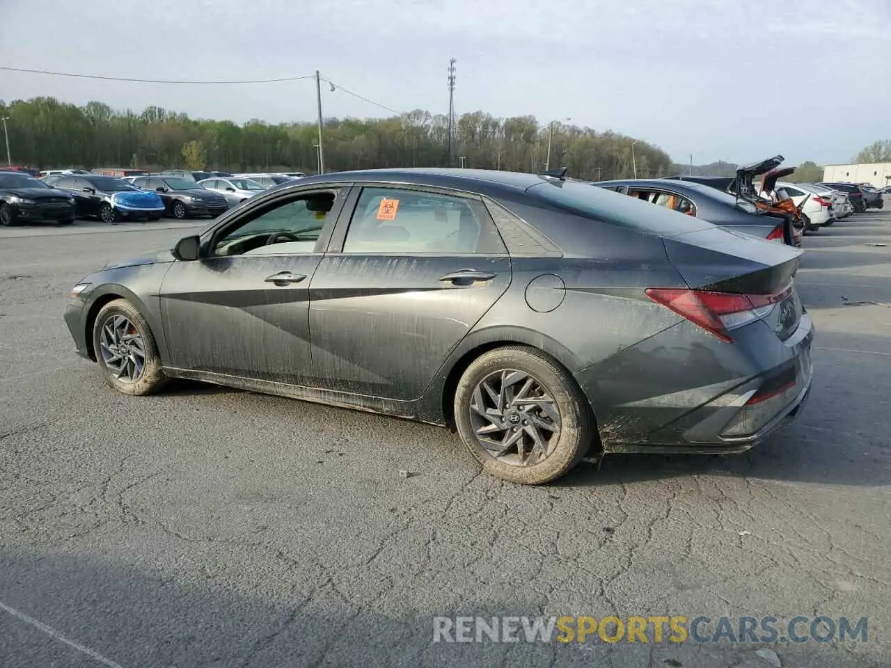 2 Photograph of a damaged car KMHLM4DGXRU676747 HYUNDAI ELANTRA 2024